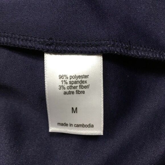 NWT Maurices M Metallic Tiered Long Sleeve‎ Skater Dress Navy Blue Sparkle Party - Picture 10 of 14